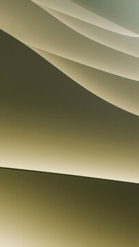 Abstract layered curves in modern architectural design