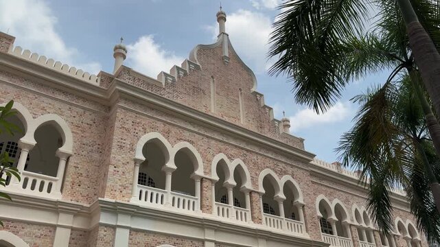 Sultan Abdul Samad building backyard in Kuala Lumpur, Malaysia in Kuala Lumpur, Malaysia.