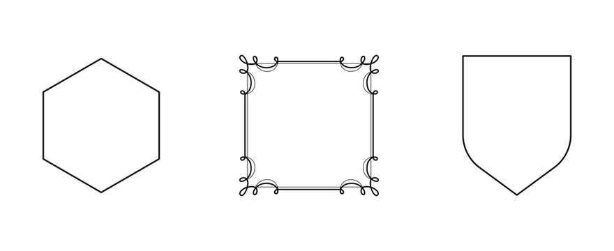 Technical drawing of a hexagonal nut with multiple orthographic projections