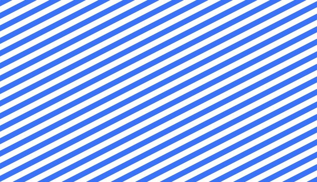Abstract blue and white diagonal striped pattern background with slanted parallel lines design for modern digital template and graphic wallpaper backdrop
