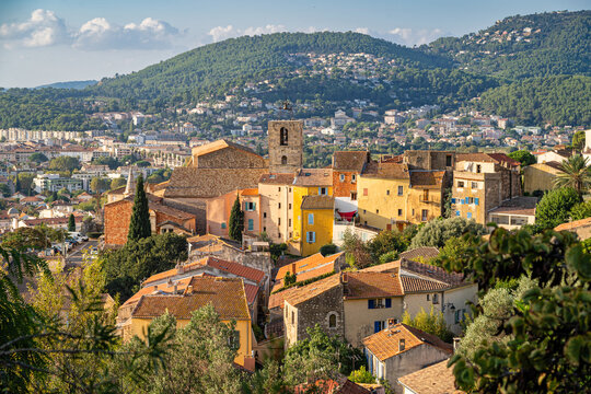 Hy&egrave;res, France - September 20, 2026: View of the Old Town and St. Paul&rsquo;s Church of Hyeres (Hy&egrave;res), France