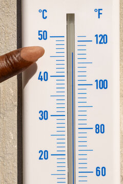 Temperature Reading on a Thermometer