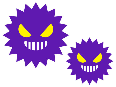 ウイルスのベクターイラスト素材4