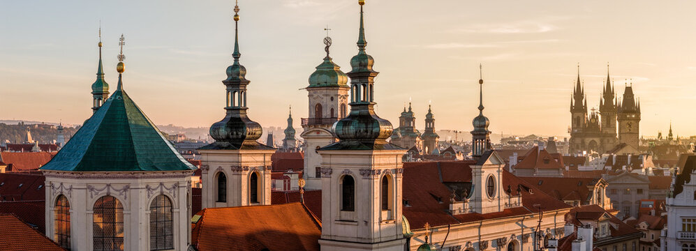 Historic Towers of Prague's Old Town