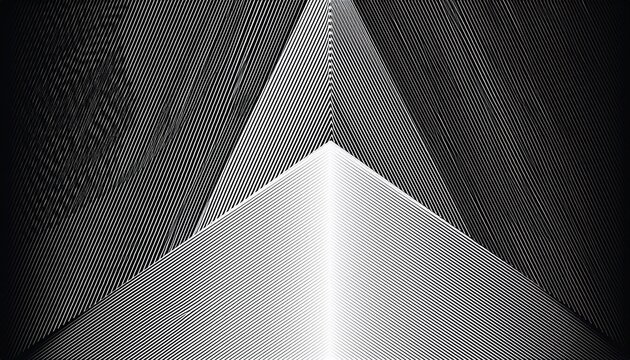black line arrow background repeating triangle gradation pattern backdrop fading halftone stripe gradient texture thin to thick speed line concept for overlay poster print cover banner vector