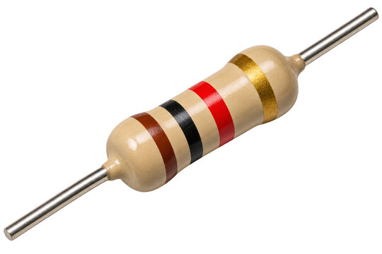 Axial lead electronic resistor component