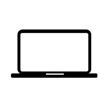 vector laptop computer 