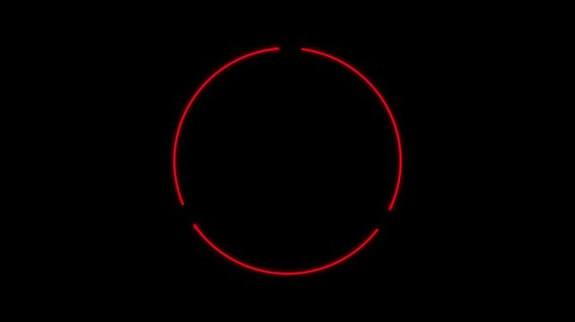 red circle animation
