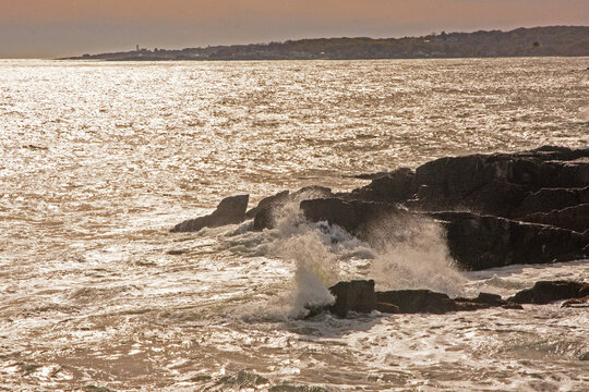waves in the morning