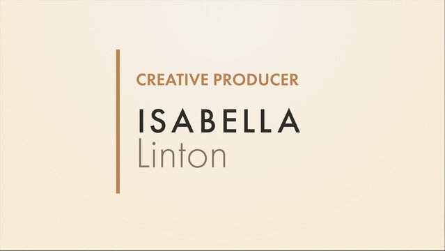 Minimal Elegant Name Lower Third