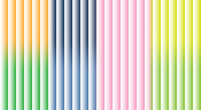 Gradient vertical stripes pattern features a spectrum of pastel colors transitioning across the composition transition multicolored chromatic linear abstract background