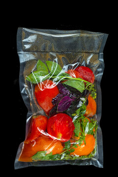 Fresh Vegetables Packed in a Clear Bag