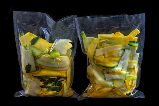 Fresh Vegetable Peels in Sealed Bags Ready for Use