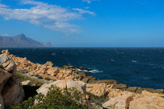 Rugged Rocky Coastline and Atlantic Ocean in Cape Town