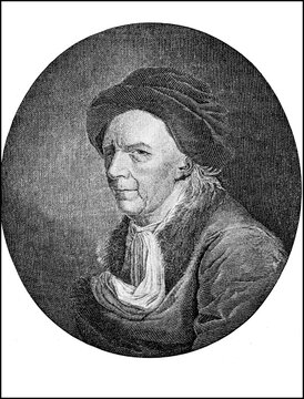 Leonhard Euler, Leonhardus Eulerus, 15 April 1707, 18 September 1783, was a Swiss mathematician, physicist, astronomer, geographer, logician and engineer, Historical, digitally restored reproduction of a 19th century original, exact date unknown