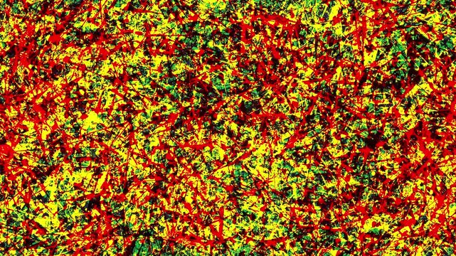 Abstract Paint Splatter Loop Background