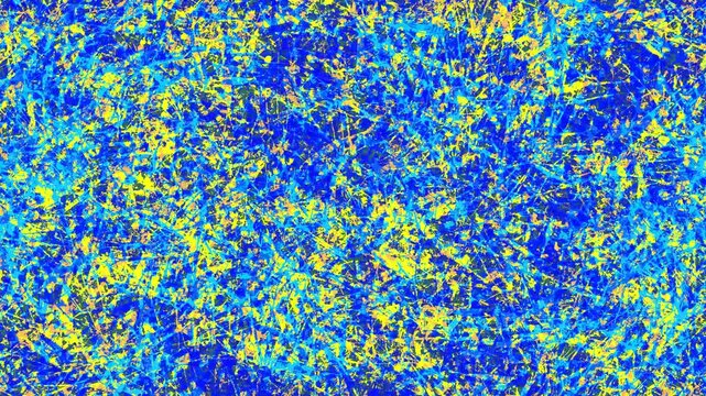 Abstract Paint Splatter Loop Background