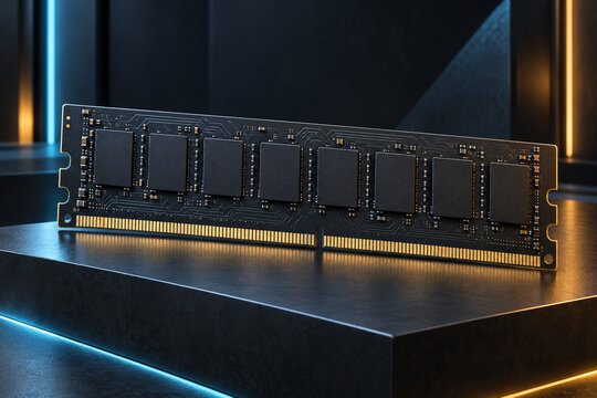 RAM memory module concept illustration