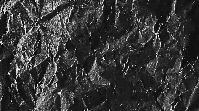 4K Animated dotted halftone textures, Grunge patterns, Texture overlay video, crinkle paper stop motion dark background.
