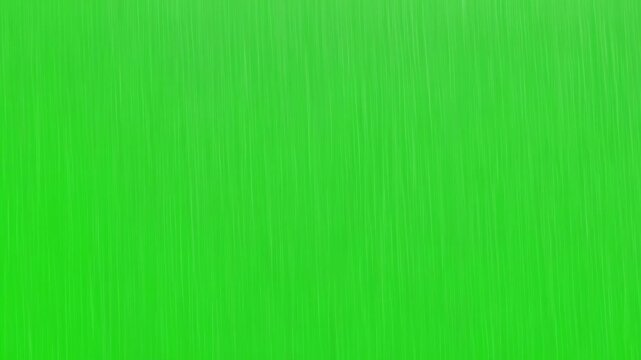 rain falling isolated on green chroma key background for vfx projects video