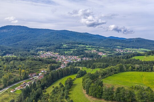 Blick auf den Lamer Winkel in der Arber-Region rund um Lohberg am Gro&szlig;en Osser