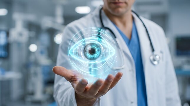 Laser Vision Correction and Ophthalmology Innovation with Glowing Digital Eye Interface