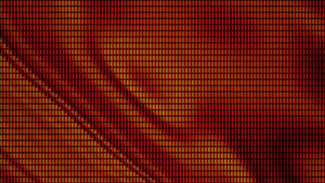 Precision Red LCD Screen Surface. Active-matrix Dark Gradient Background. 