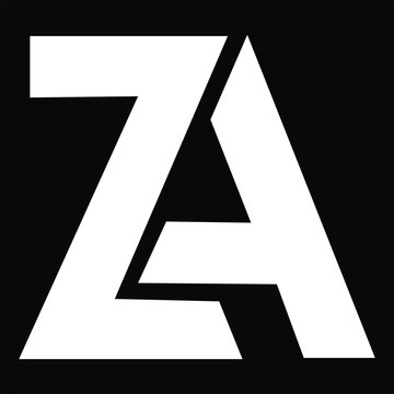 Za letter vector logo desing