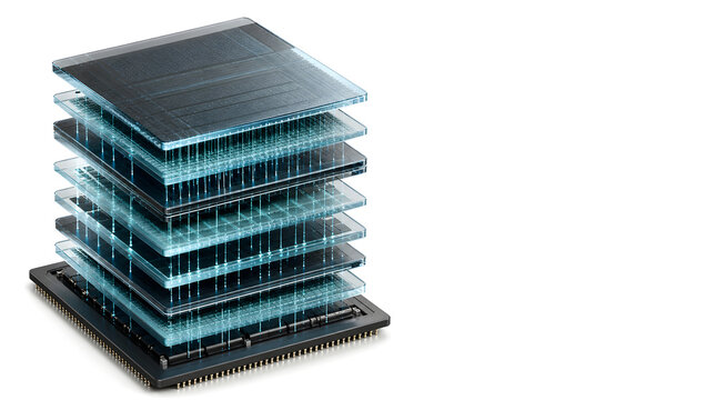 stack of layered CPU isolated