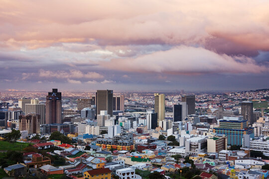 Cape town cityscape south africa