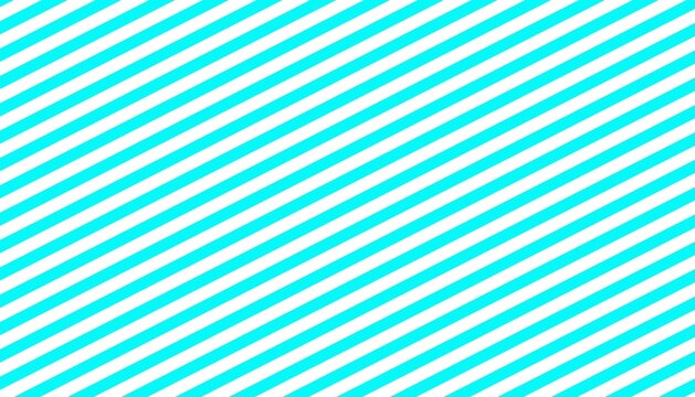 Abstract cyan and white diagonal striped pattern background with slanted parallel lines design for modern digital template and graphic wallpaper backdrop