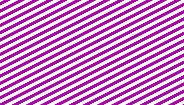 Abstract purple and white diagonal striped pattern background with slanted parallel lines design for modern digital template and graphic wallpaper backdrop