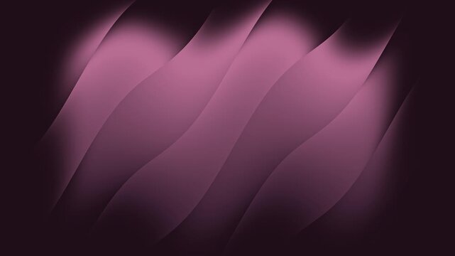 Abstract Dusty Pink Flowing Ribbon Background with Soft Glowing Waves and Deep Rose Gradient, Elegant Atmospheric Design for Modern Presentations, Luxury Branding, Beauty, Fashion and Creative Visuals