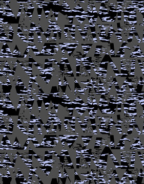 Seamless abstract glitch camouflage pattern with zigzag shapes