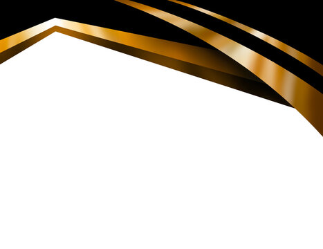 Abstract Golden Curves on Black Certificate Corner Element