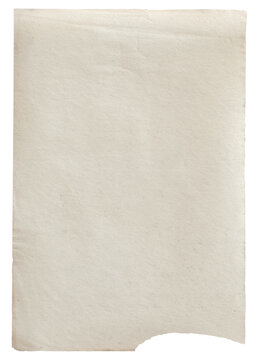 Blank Vintage Paper with Curved Edge