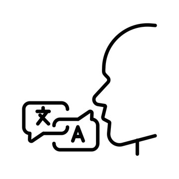 Language Fluency Vector Icon
