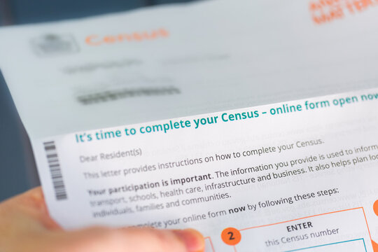 census online form open letter for australian census held by person