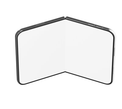 Modern Foldable Smartphone with Blank Screen Mockup