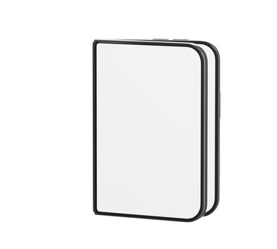 Modern minimalist blank screens on a sleek black background