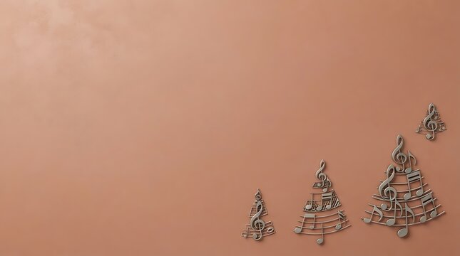 Minimalist abstract background with subtle texture and warm peach color palette