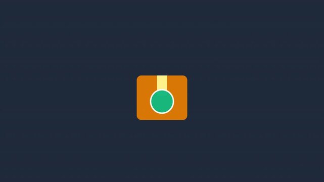 Orange button morphing into green payment success checkmark animation.