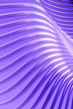 Radiant violet 3D sweeping contours illustrating speed and future mobility