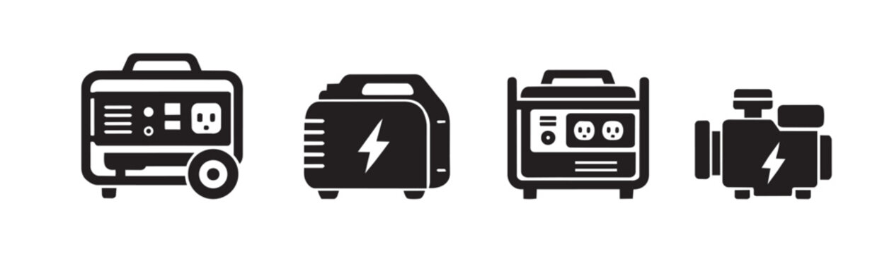 generator icon on white background