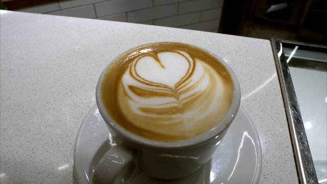 Italian Breakfast Cappuccino at a caf&egrave; in Milan on a Sunday morning