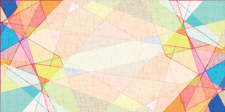 Colorful Abstract Geometric Polygon Background Texture