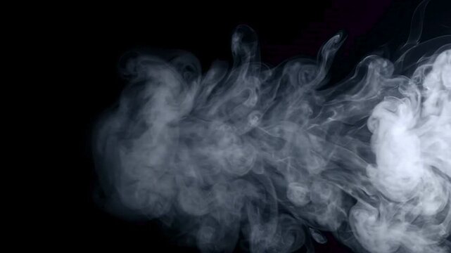 Smoke cloud explosion dynamic motion abstract