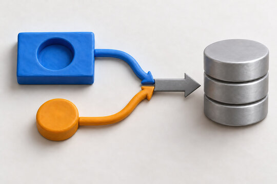 Query structure kept separate from input data in parameter binding