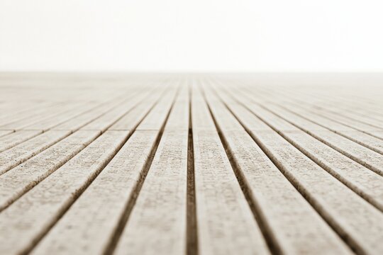 Beige stone slats forming geometric floor or wall surface, modern architectural textured background