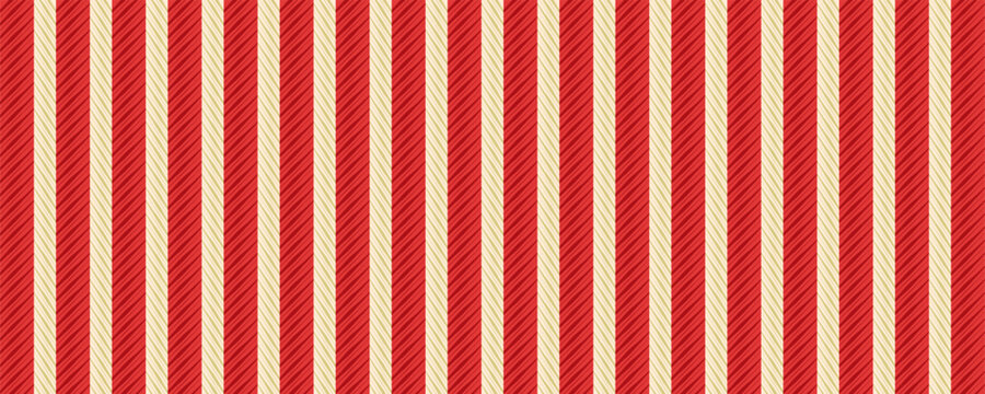 Stripe christmas diagonal with pattern candy red and beige holiday color. Cane line seamless with background print white and valentine gift vector.